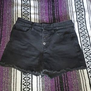 black old navy jean shorts